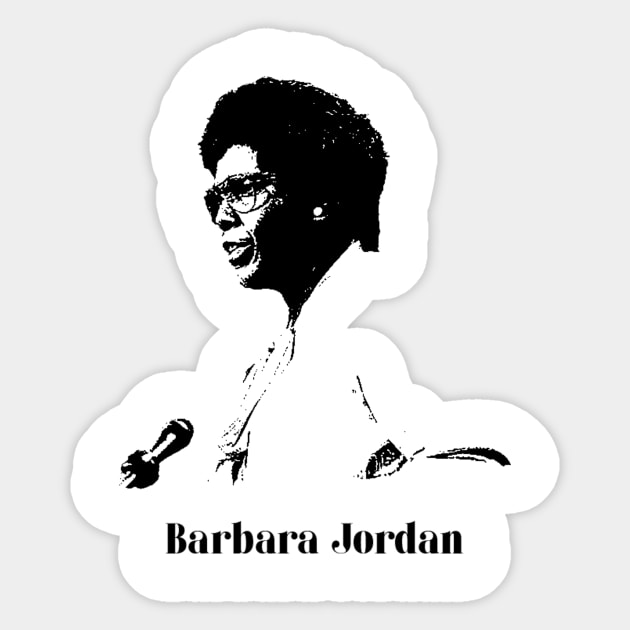 Barbara Jordan Sticker by Soriagk